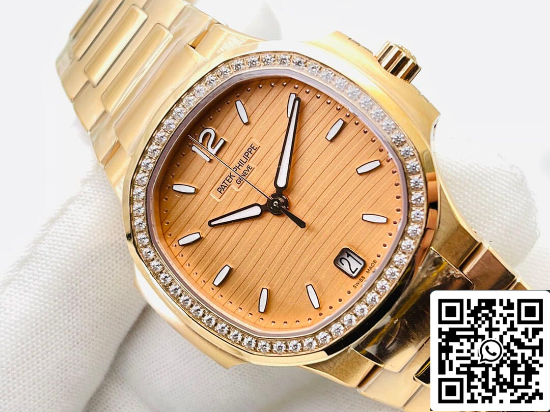 파텍 필립 노틸러스 Ladies 7118/1200R-010 1:1 Best 에디션 3K 팩토리 로즈 골드