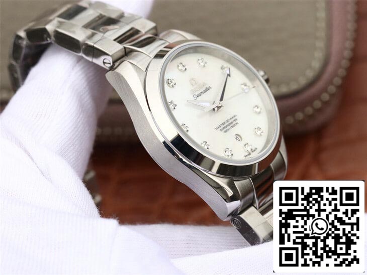 Omega Seamaster 231.10.34.20.55.002 Aqua Terra 150M 1:1 Best 에디션 3S 팩토리 화이트 다이얼