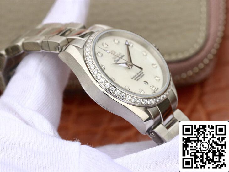 Omega Seamaster 231.15.34.20.55.002 Aqua Terra 150M 1:1 Best 에디션 3S 팩토리 Diamond Dial