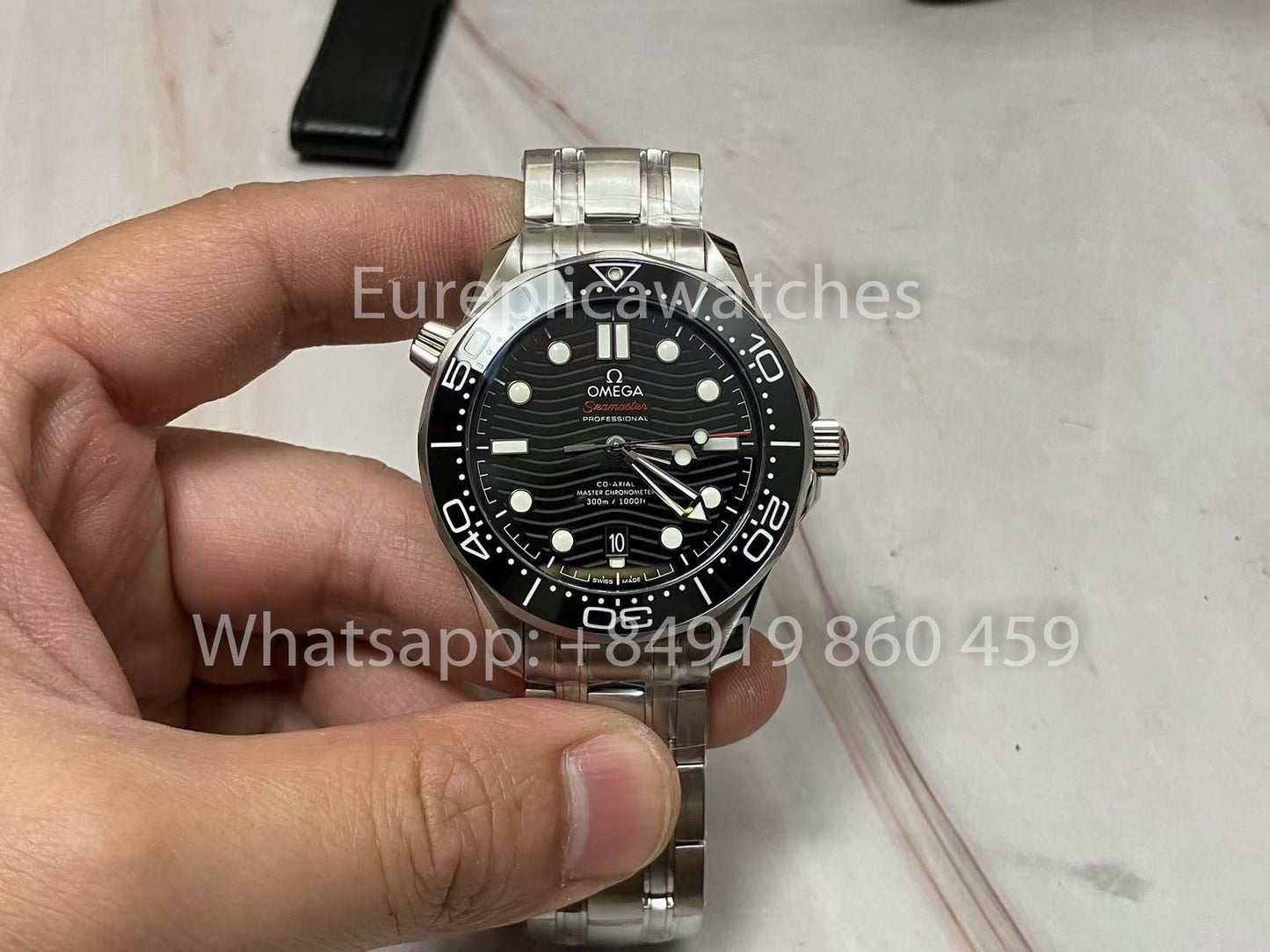 Replica 오메가 씨마스터 다이버 300M 210.30.42.20.01.001 VS 팩토리 1:1 베스트 버전 V4 블랙 다이얼