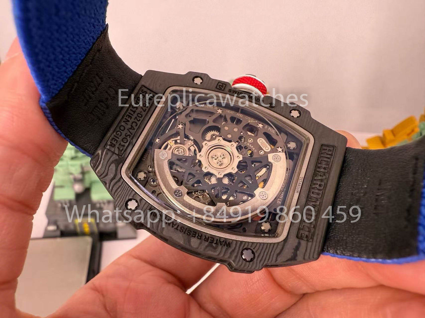 Реплика Richard Mille RM67-02 Sebastien Ogier Carbon NTPT 1:1 Лучший клон V5 Новая версия