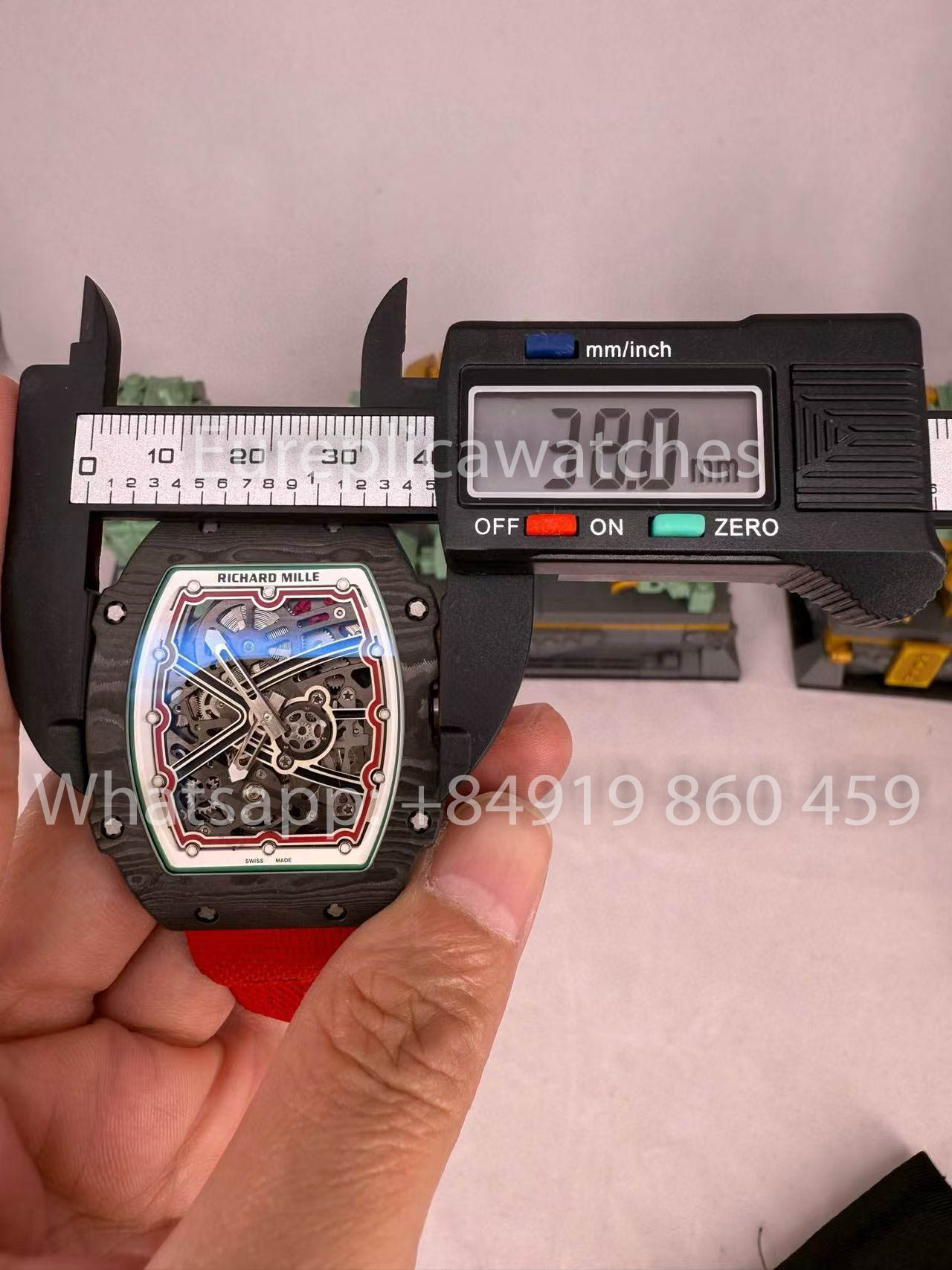 Реплика Richard Mille RM67-02 Extra Flat Carbon NTPT 1:1 Лучший клон V5 Новейшая версия