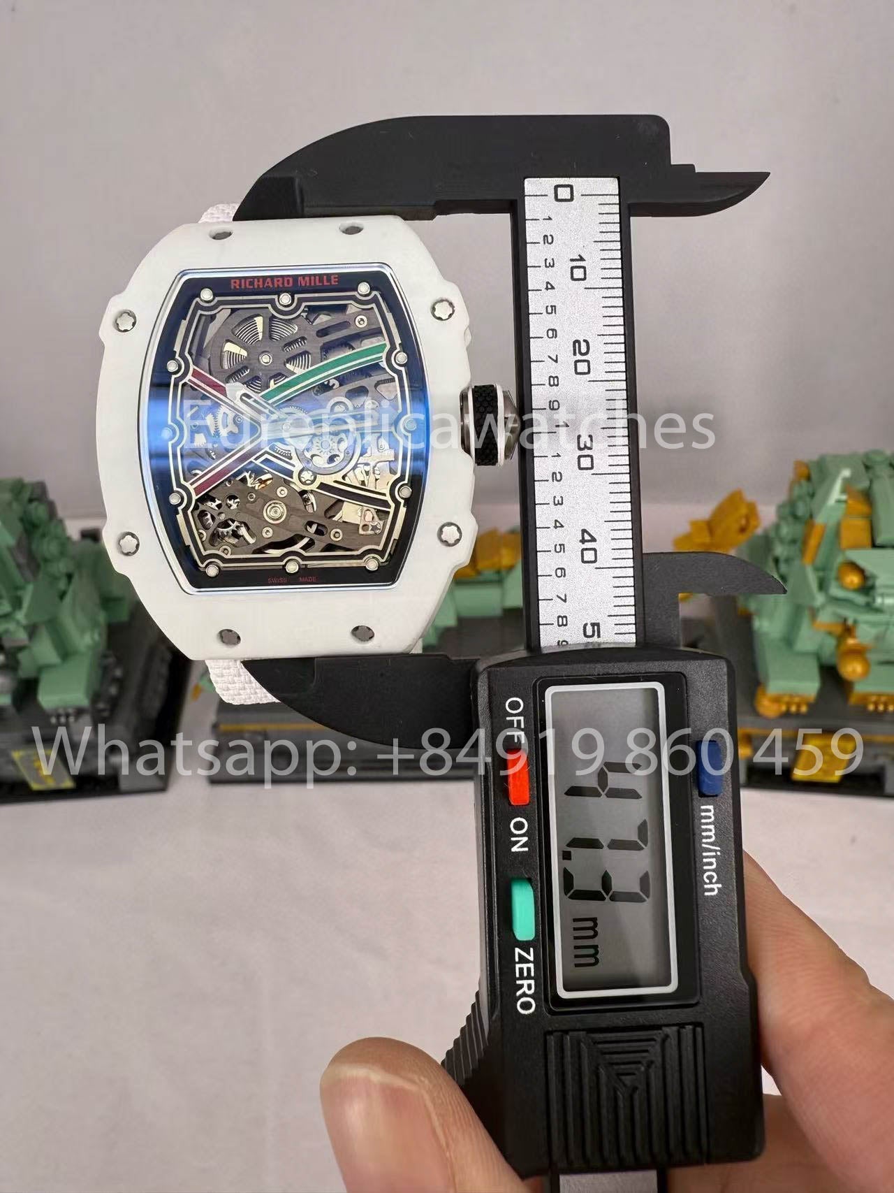 Реплика Richard Mille RM67-02 United Arab Emirates Carbon NTPT 1:1 Лучший клон V5 Новейшая версия