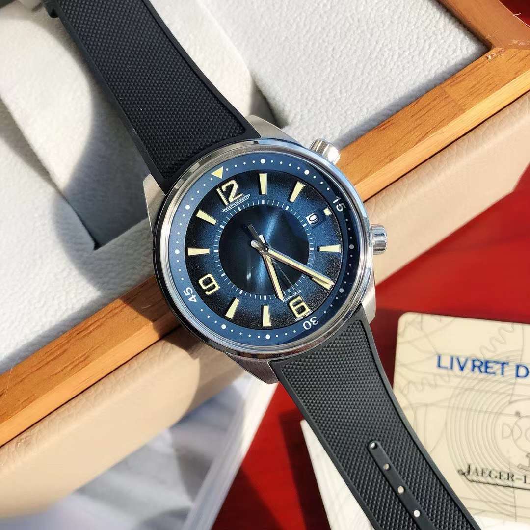 Jaeger Lecoultre Polaris Memovox JQKF Blue Dial Swiss Original Movement US Replica Watch