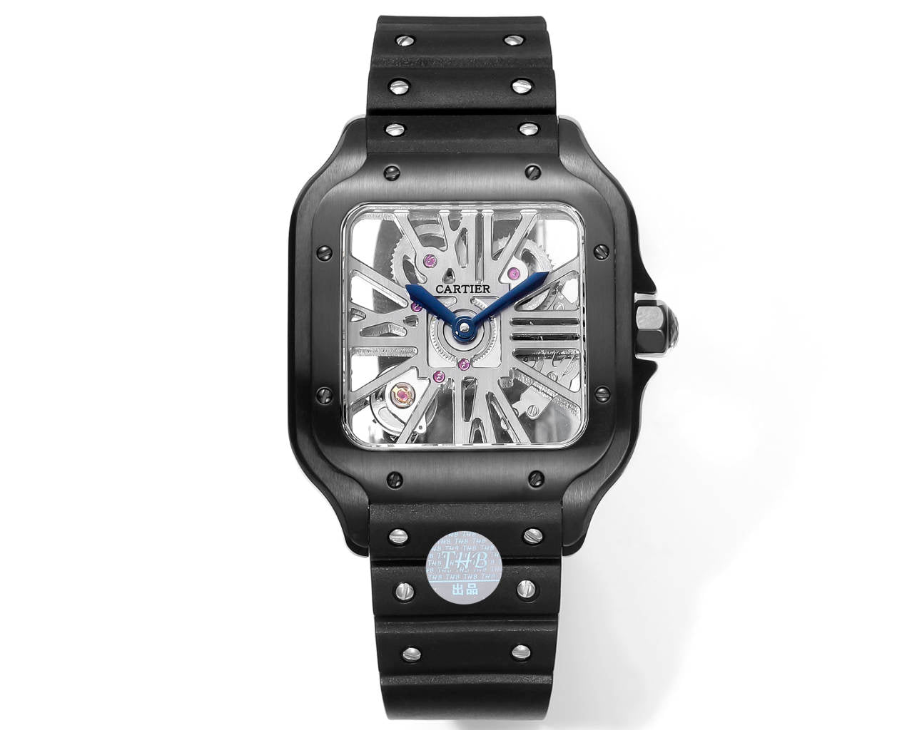 까르띠에 산토스 Skeleton 40mm WHSA0009 THB 팩토리 1:1 Best 에디션 화이트 bezel