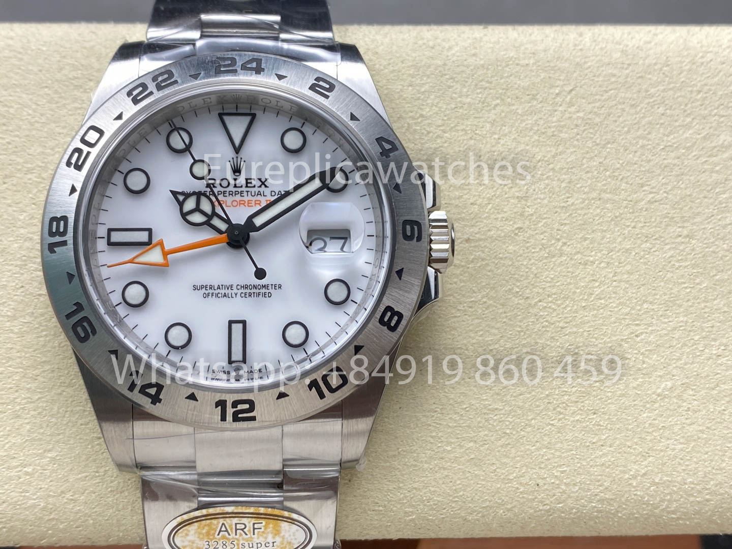 Rolex Explorer II 226570 ARF 팩토리 1:1 Best Clone 화이트 다이얼