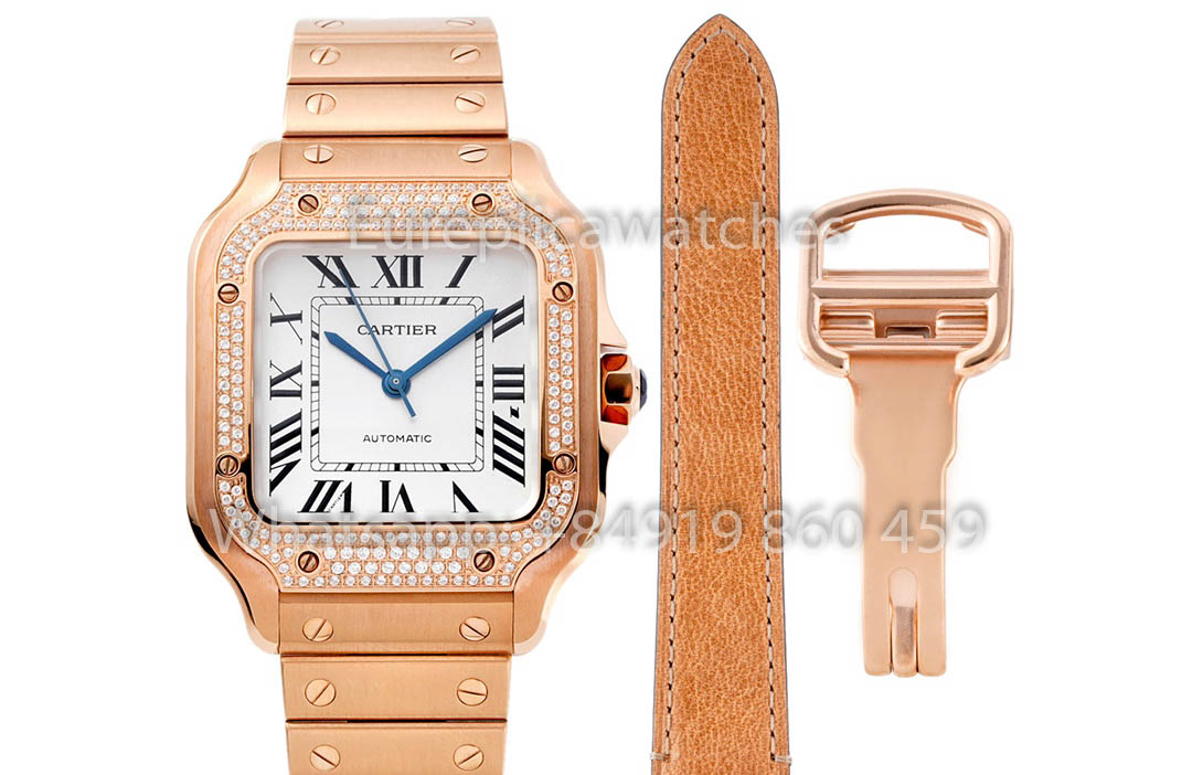 Cartier Santos De Cartier WJSA0007 Watch 1:1 Best Clone 35.1 mm BV 팩토리