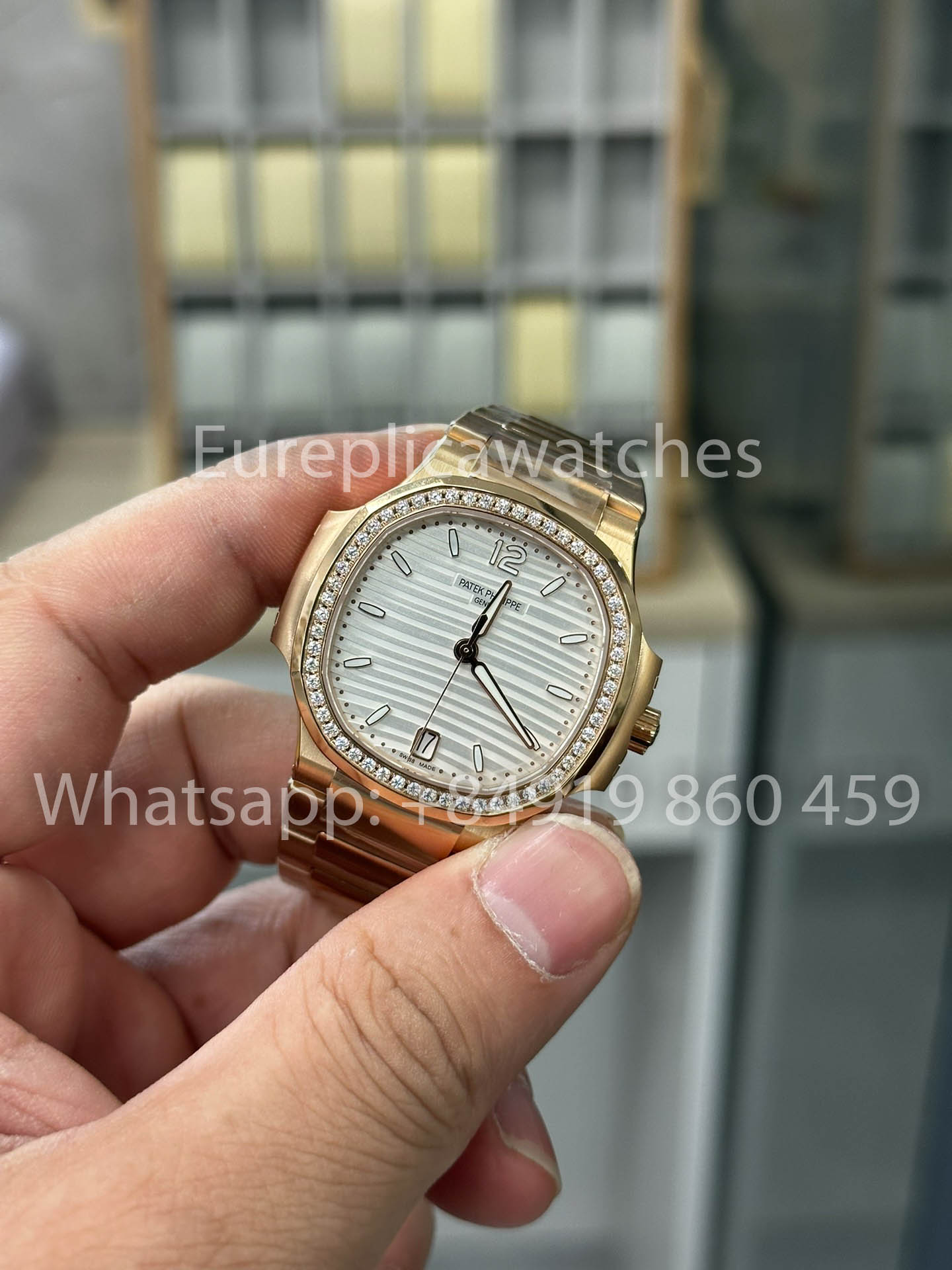 파텍 필립 노틸러스 السيدات 7118/12R-001 أفضل 1:1 Best Clone 3K