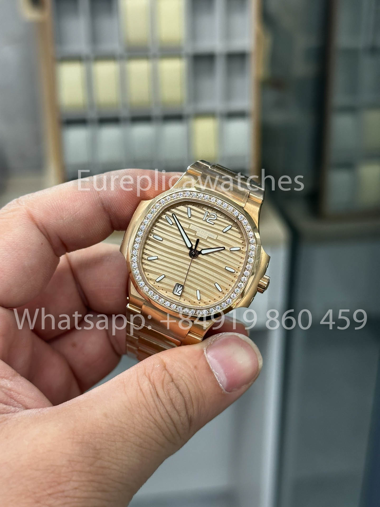 파텍 필립 노틸러스 السيدات 7118/12R-010 أفضل 1:1 Best Clone 3K