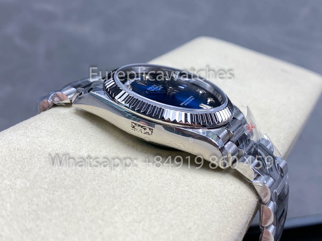 Rolex Day Date 128239-0023 화이트 Gold 1:1 Best Clone 8+ 팩토리 Counterweight Version
