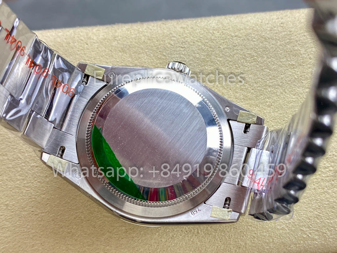 Rolex Day Date 128239-0023 화이트 Gold 1:1 Best Clone 8+ 팩토리 Counterweight Version