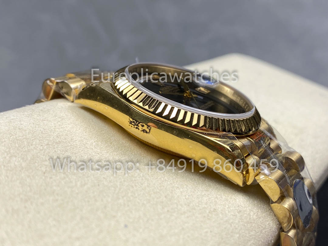 Rolex Day Date Ref. 128238 옐로 골드 1:1 Best Clone 8+ 팩토리 Counterweight Version