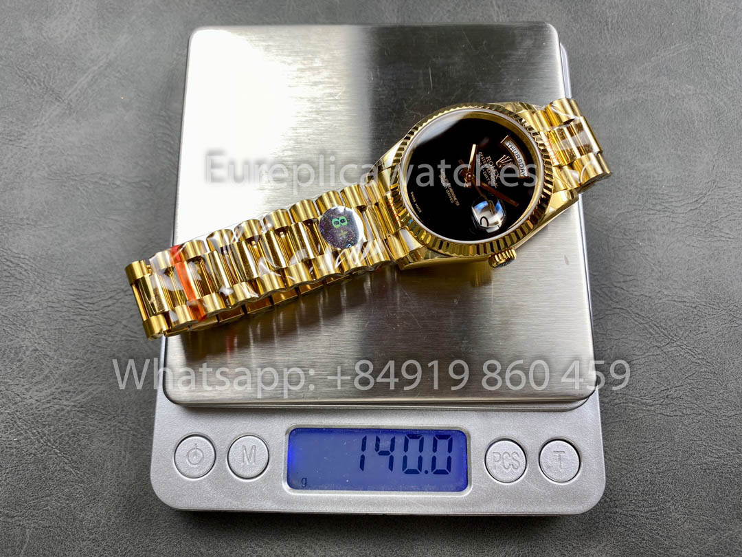 Rolex Day Date Ref. 128238 옐로 골드 1:1 Best Clone 8+ 팩토리 Counterweight Version
