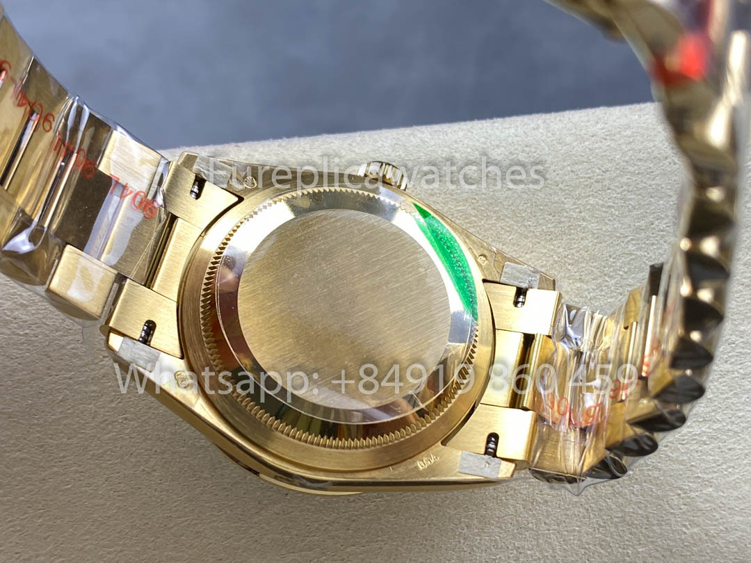 Rolex Day Date 128239-0035 옐로 골드 1:1 Best Clone 8+ 팩토리 Counterweight Version
