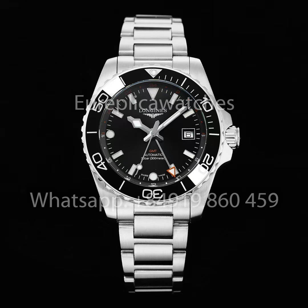 لونجين كونكويست L3.790.4.56.6 블랙 다이얼 1:1 Best Clone ETC 팩토리
