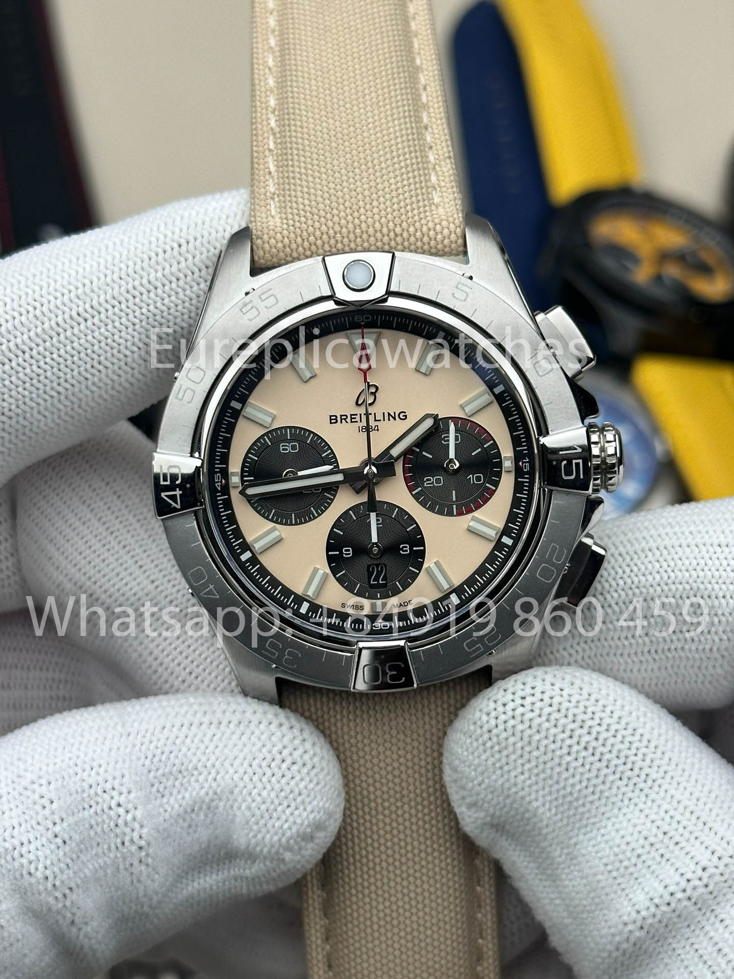 Breitling Avenger B01 크로노그래프 AB0137241L1P1 1:1 Best Clone BLS 팩토리