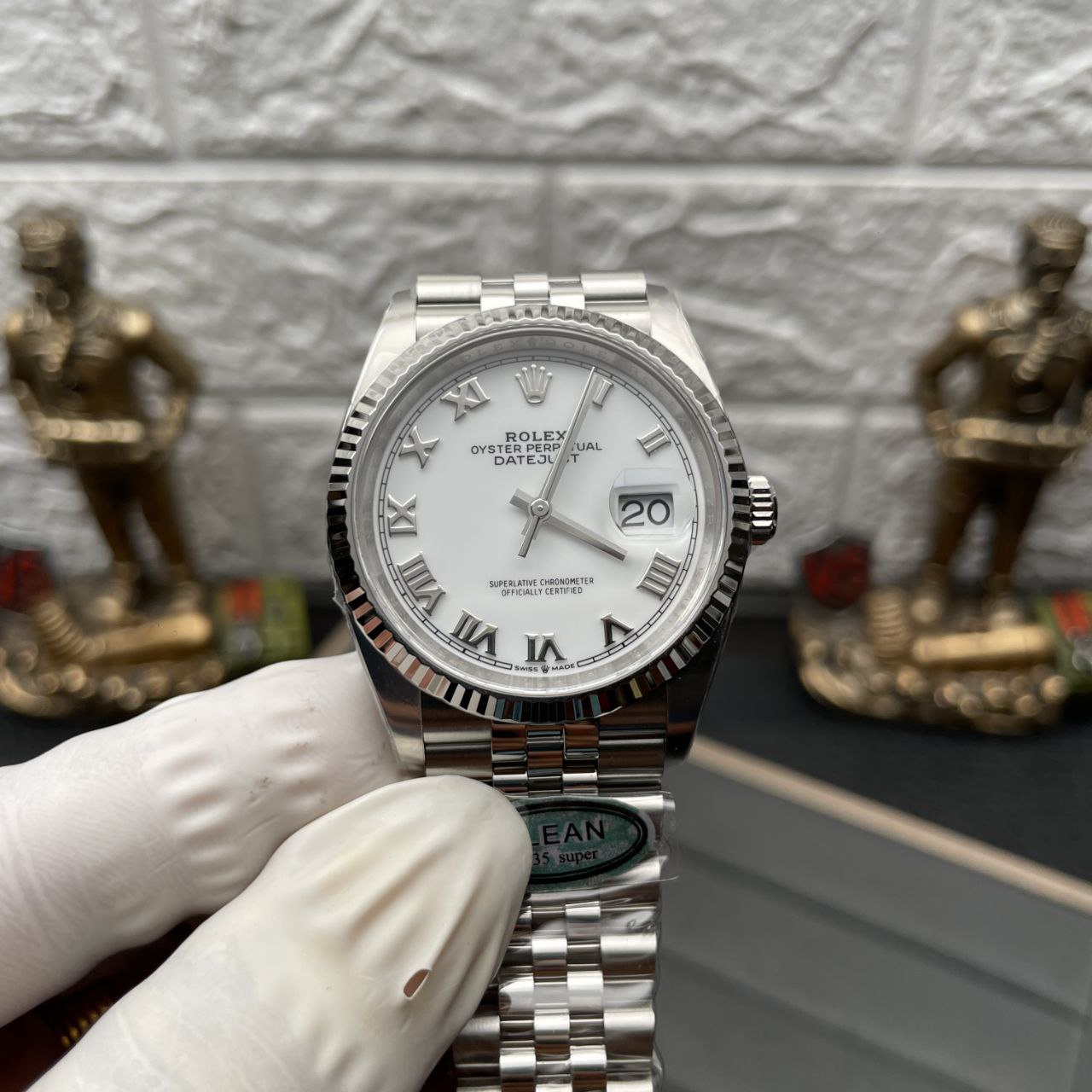 롤렉스 데이트저스트 M126234-0025 36MM 1:1 Best 에디션 Clean 팩토리 스테인리스 스틸