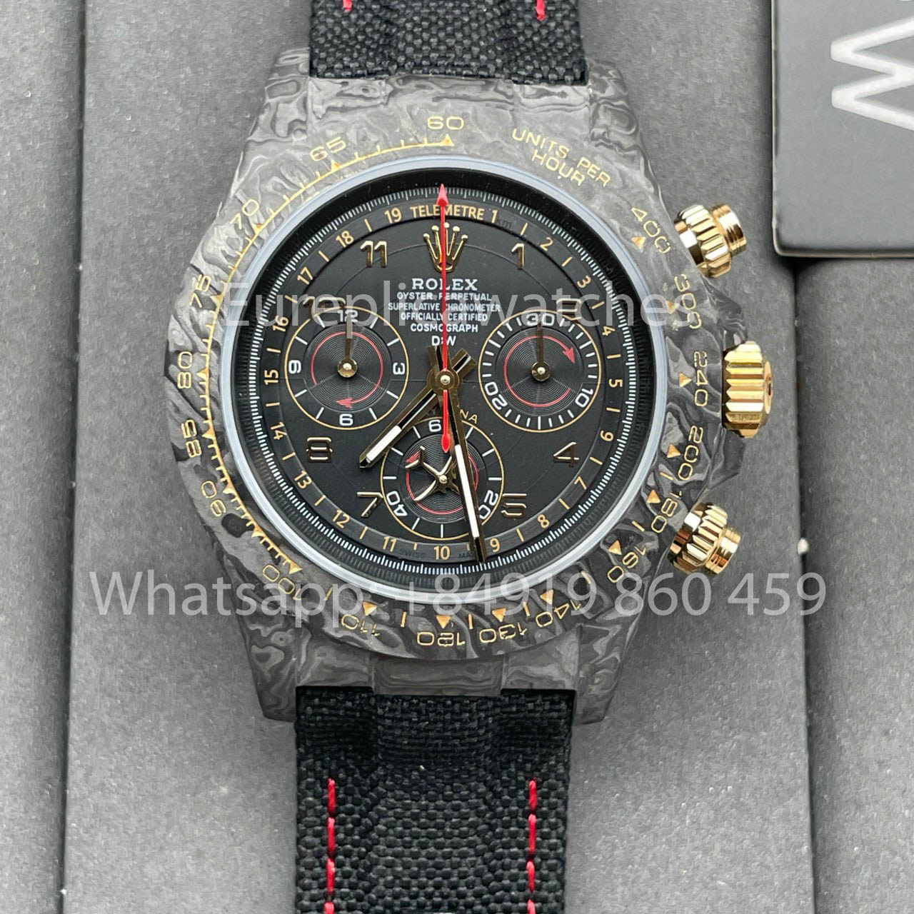 롤렉스 데이토나 Aviva 그레이 01/10 NTPT Carbon 1:1 Best Clone Diw Custom 4130 Movement