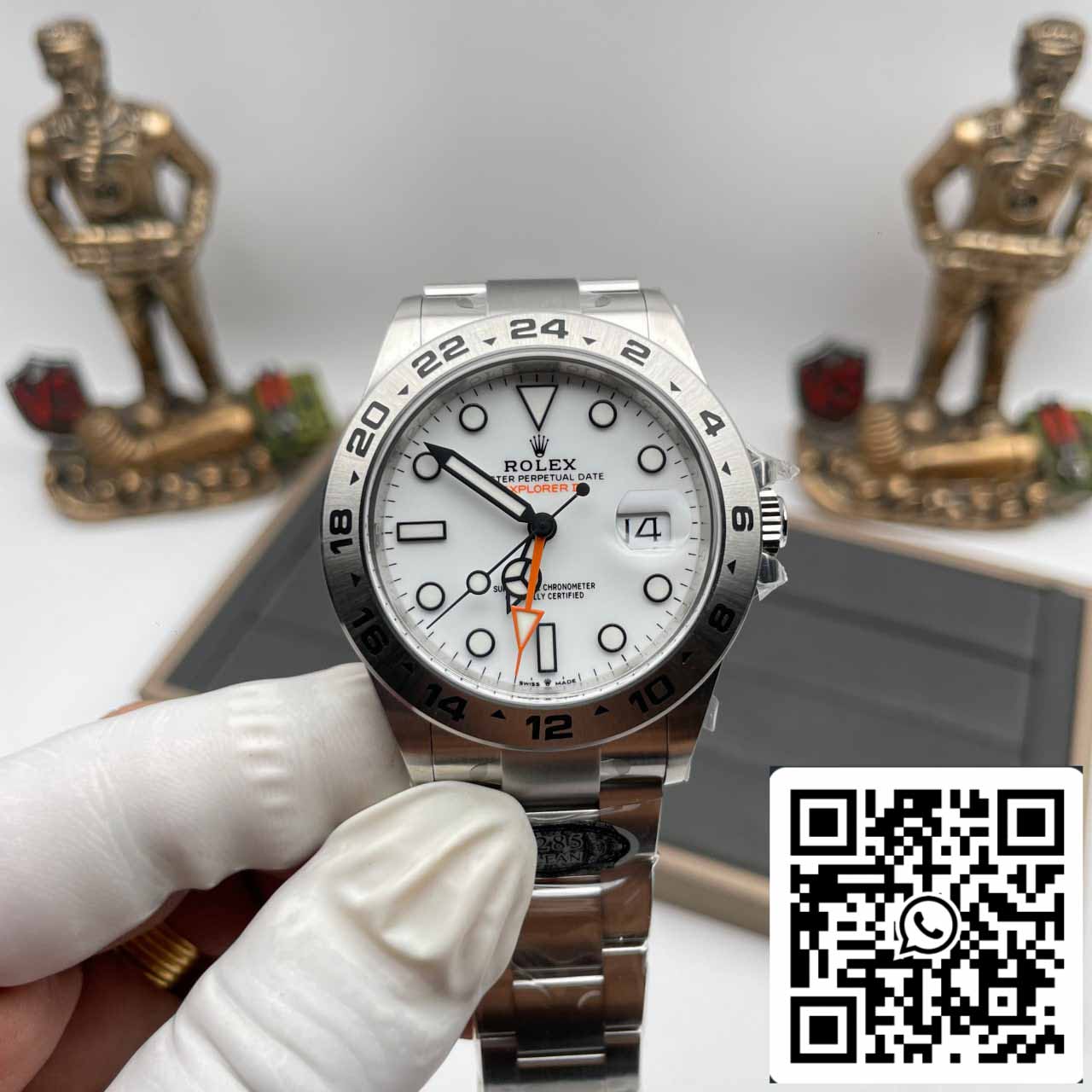 롤렉스 익스플로러 II M226570-0001 Men Watches 1:1 Clean 팩토리 3285 movement 화이트 다이얼
