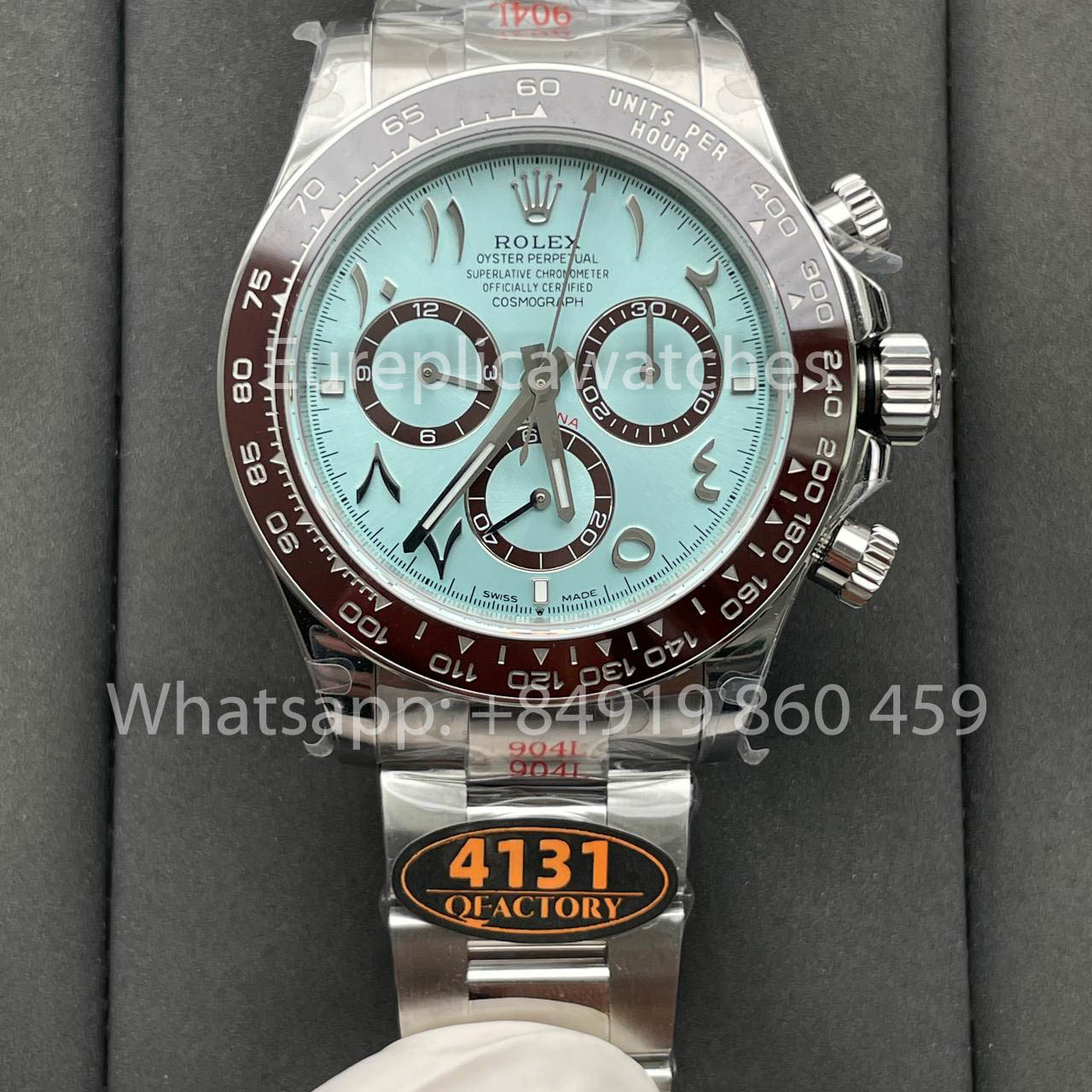 롤렉스 Cosmograph 데이토나 m126506 Arabic Numeral Ice 블루 다이얼 1:1 Best Clone QF 팩토리