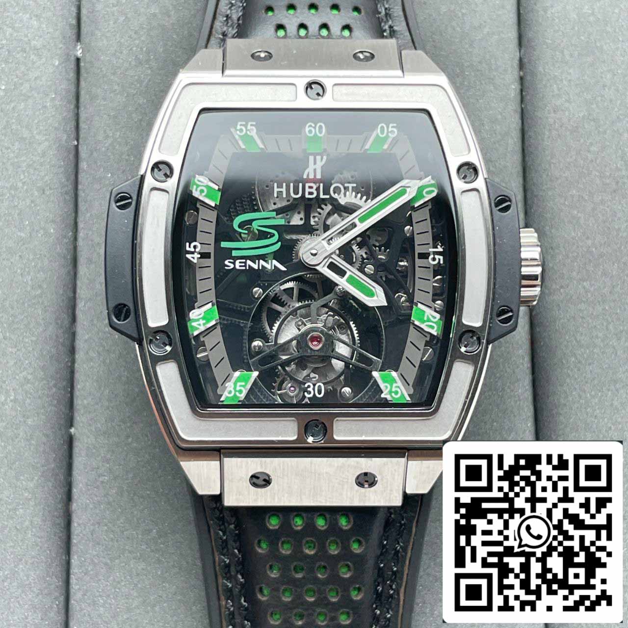 Hublot Masterpiece 투르비용 906.NX.0129.VR.AES13 1:1 Best 에디션 JB 팩토리 Skeletonized Dial Swiss HUB 9006