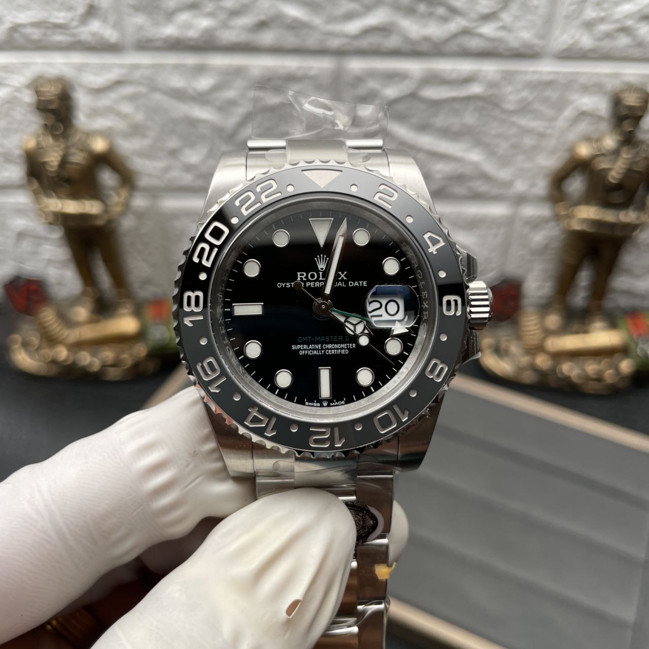 롤렉스 GMT Master II m126710 Брюс Уэйн Бэтмен 1:1 Best 에디션 Clean 팩토리 오이스터 Strap
