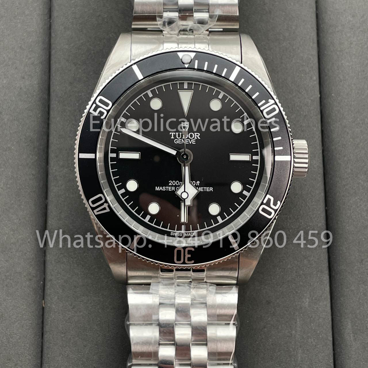 Tudor Monochrome 블랙 Bay 1:1 Best Clone GR 팩토리 블랙 الحافة