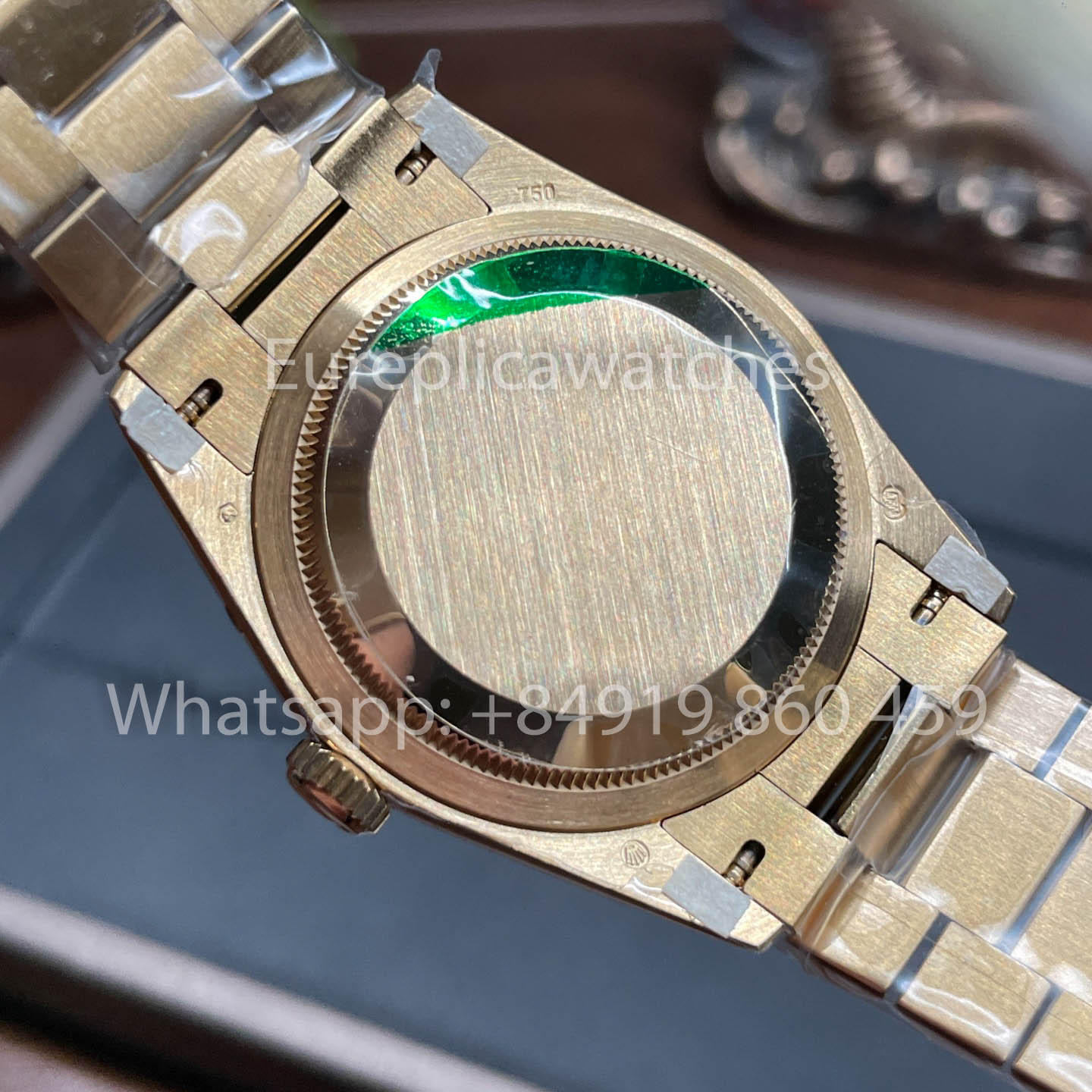 Rolex Day Date 128238-0118 Bezel Diamond 1:1 Best Clone 8+ 팩토리 Counterweight Version