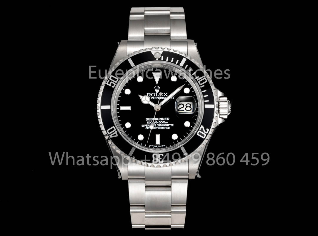 롤렉스 서브마리너 16610 Series TM 팩토리 1:1 Best Clone 블랙 Bezel Inner Ring with Text