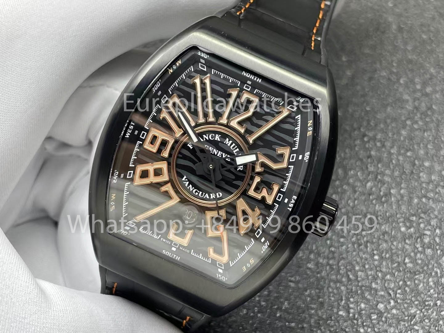 Franck Muller Vanguard V45 Vanguard Classical 1:1 Best Clone Bronze Dial