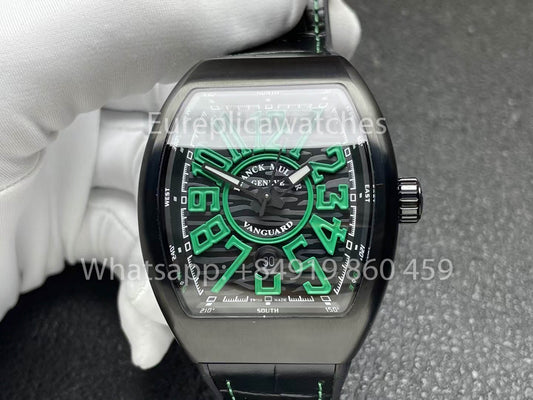 Franck Muller Vanguard V45 Vanguard Classical 1:1 Best Clone 그린 다이얼
