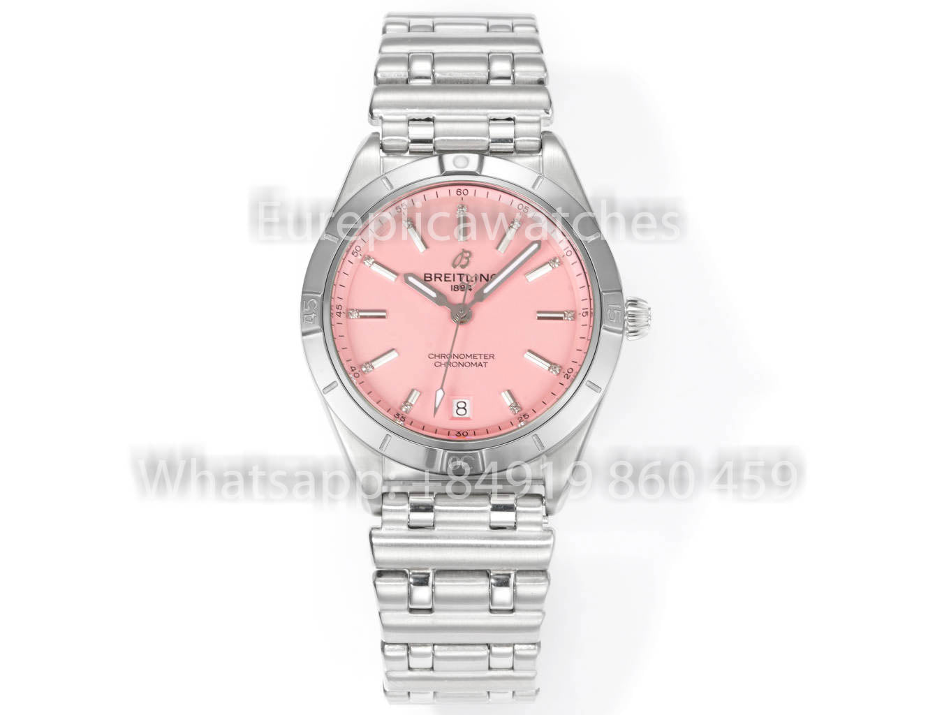 Breitling Chronomat 36 UNWORN 2022 A10380591L1A1 Series 1:1 Super Clone BLS 팩토리 Pink Dial