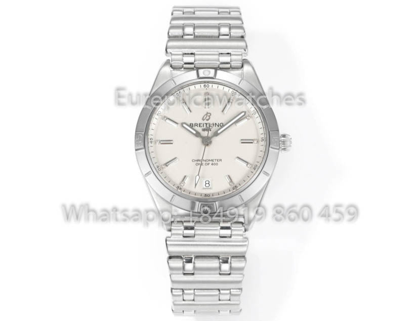 Breitling Chronomat 36 UNWORN 2022 A10380591L1A1 Series 1:1 Super Clone BLS 팩토리 화이트 다이얼