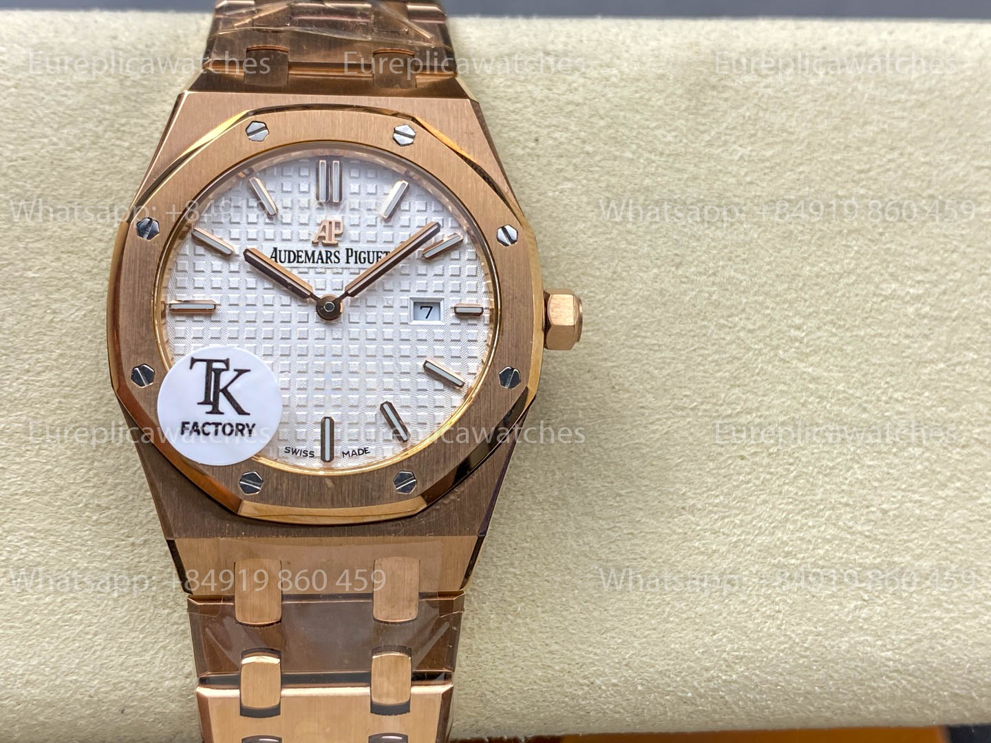 오데마 피게 로열 오크 Quartz 33mm 67651 RS-F 화이트 다이얼 TK 팩토리 1:1 베스트 버전