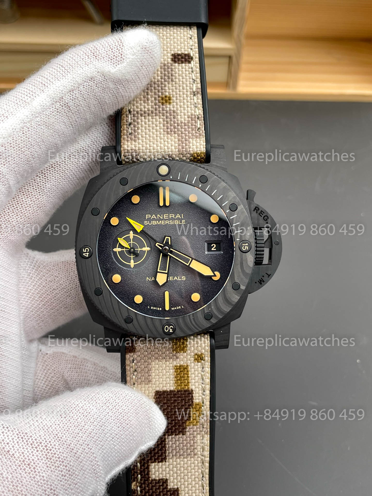 Panerai Submersible Series PAM1513 Military-Inspired Carbotech 1:1 VS 팩토리