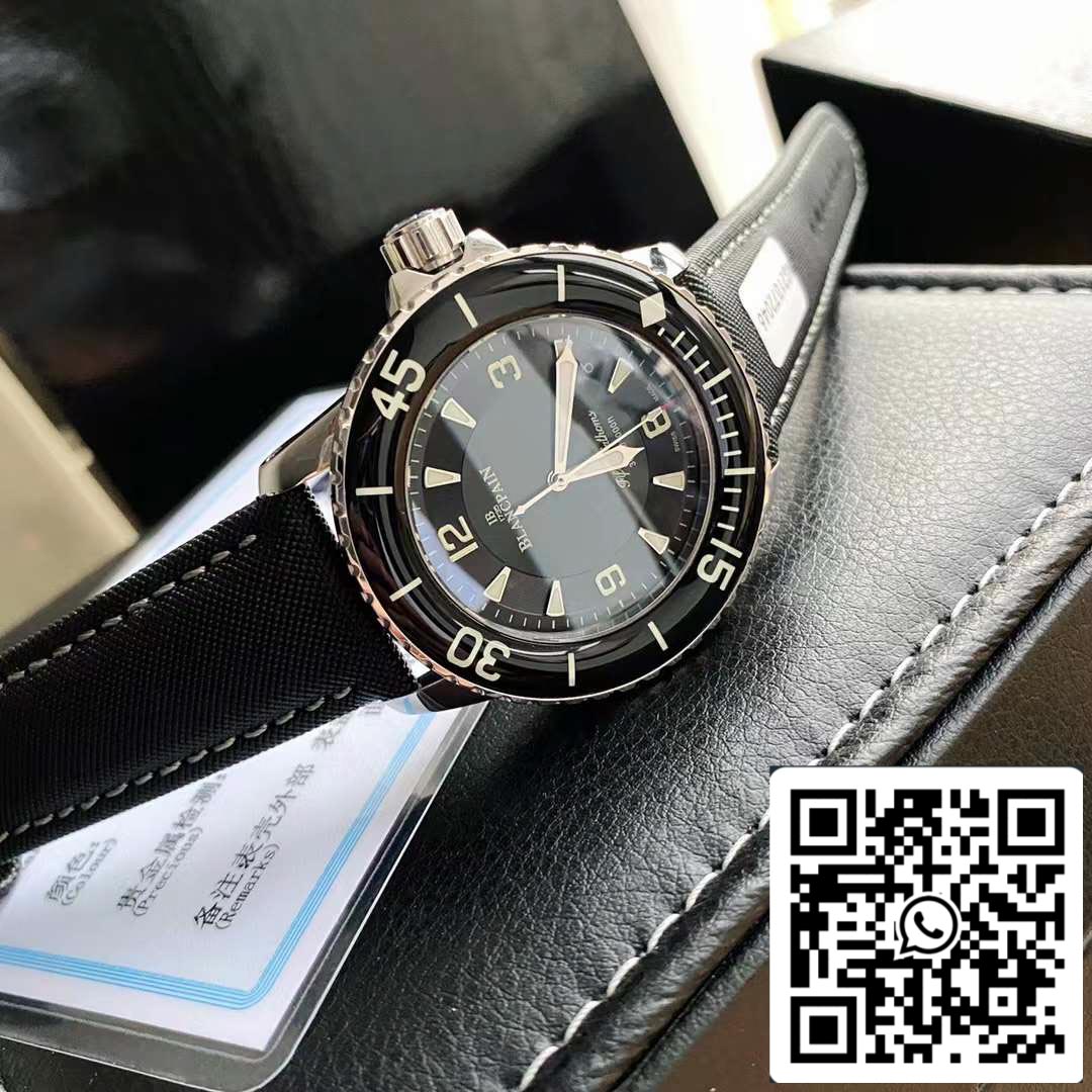 Blancpain Fifty Fathoms 5015-1130-52, швейцарский оригинальный механизм