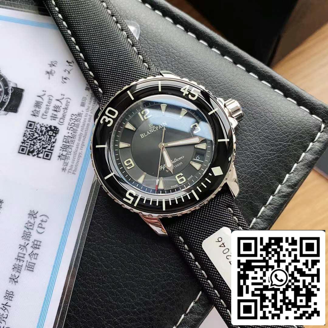 Blancpain Fifty Fathoms 5015-1130-52, швейцарский оригинальный механизм