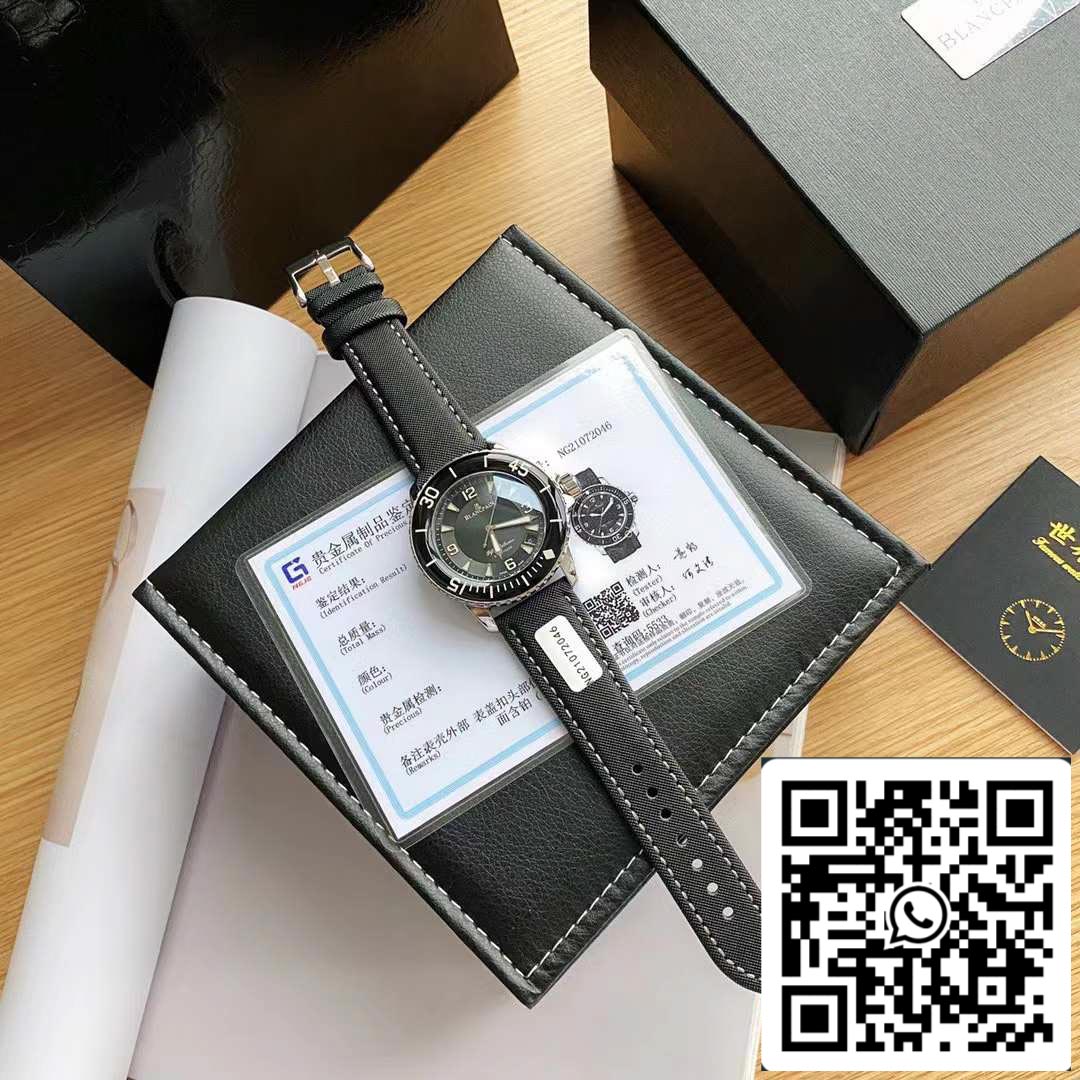 Blancpain Fifty Fathoms 5015-1130-52, швейцарский оригинальный механизм
