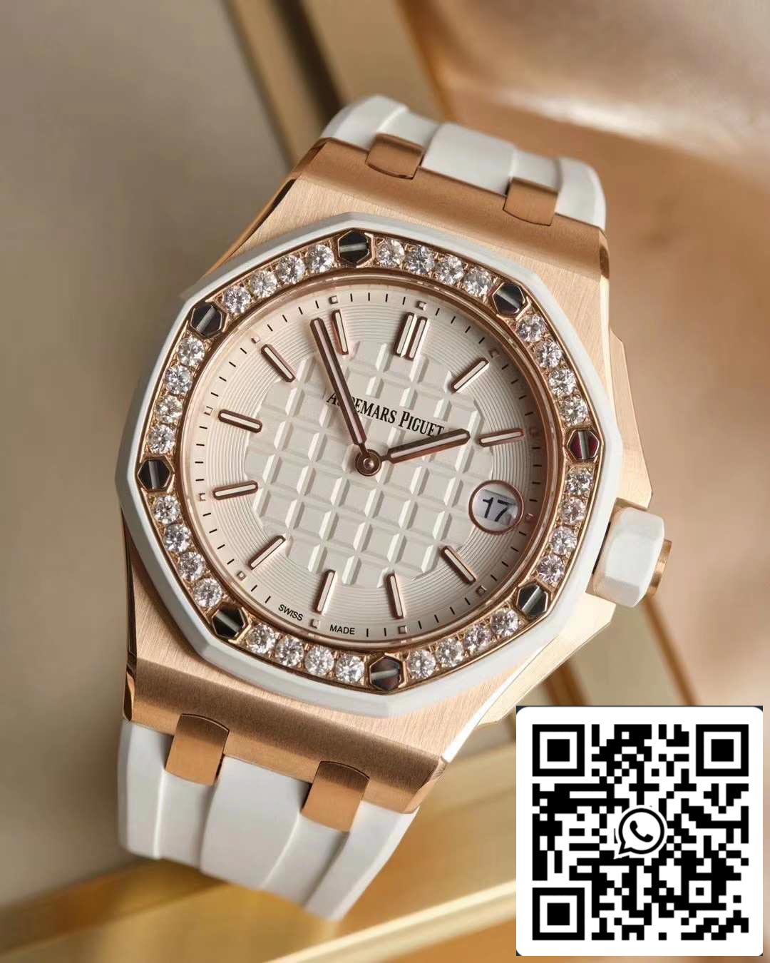 오데마 피게 로열 오크 오프쇼어 67540OK.ZZ.A010CA.01 - Mounted with 32 diamonds