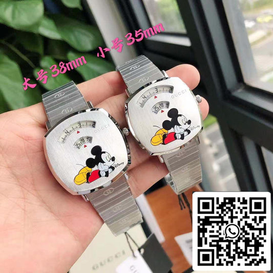 Gucci Disney x Grip watch 38mm Best 1:1 에디션 - Swiss Original Movement