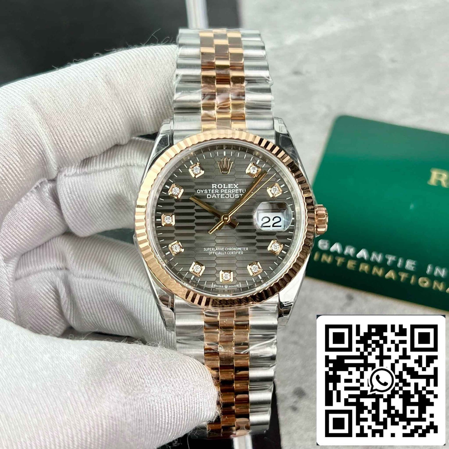 Replica 롤렉스 데이트저스트 126231-0041 Watch 36mm Best 1:1 에디션 VS 팩토리