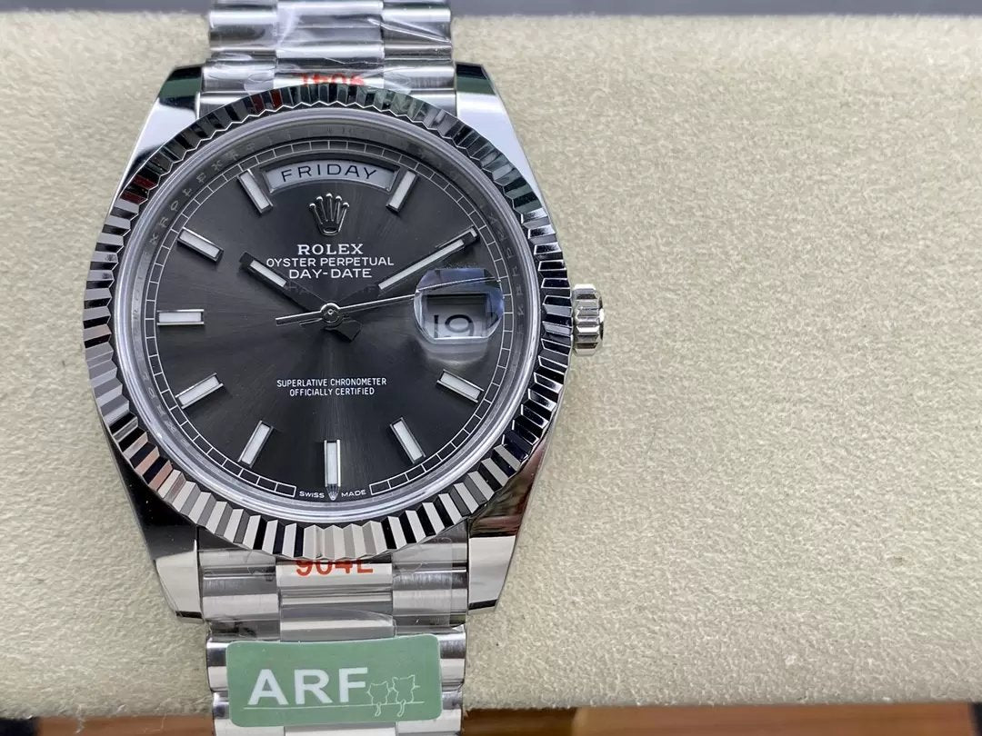 Rolex Day Date 40 M228239-0060 그레이 다이얼 1:1 Best 에디션 AR 팩토리 3255 Movement