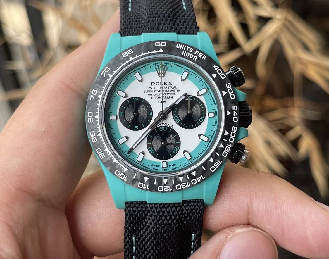 롤렉스 Cosmograph 데이토나 Series with Carbon Fiber Case【4130 Movement DIW Modified Version】