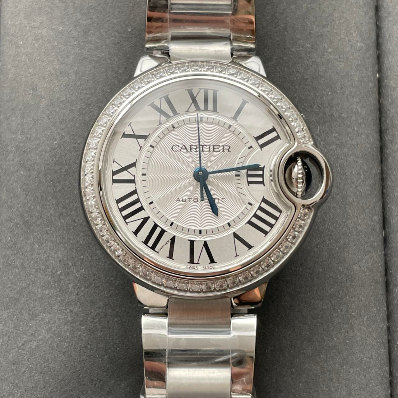 Ballon Bleu De Cartier W4BB0016 33MM 1:1 Best 에디션 AF 팩토리 화이트 다이얼