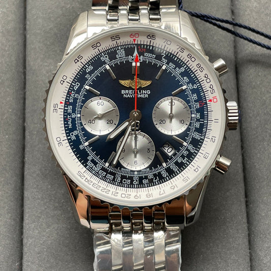 Breitling Navitimer 01 AB012012/BB01/447A BLS 팩토리 1:1 Best 에디션 Open back case