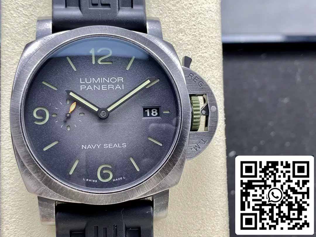 Panerai LUMINOR Marina Navy SEALs PAM01412 PAM1412 1:1 Best 에디션 VS 팩토리