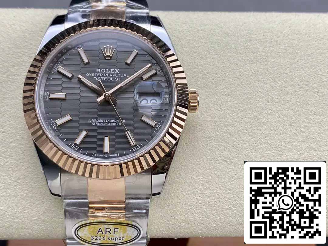 Rolex Datejust 126331-0019 Oyster Strap ARF 팩토리 1:1 Best 에디션 electroplated with 18k gold