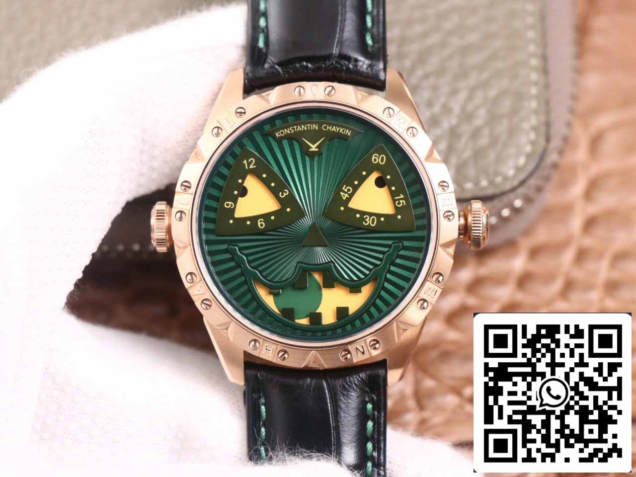 Konstantin Chaykin Joker K07 그린 Halloween 블랙 Strap 1:1 Best 에디션 TW 팩토리 V3s Version