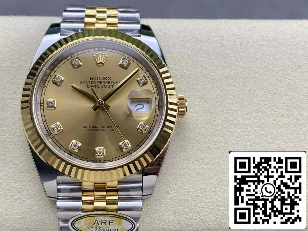 Rolex Datejust m126333-0012 ARF 팩토리 1:1 Best 에디션 electroplated with 18k gold