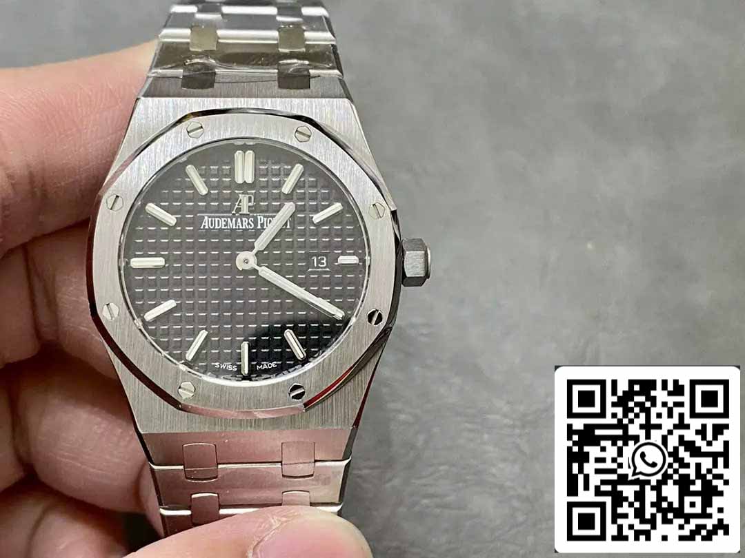 오데마 피게 67651 Quartz 33mm 1:1 Best 에디션 ZF 팩토리 블랙 다이얼 Silver Case